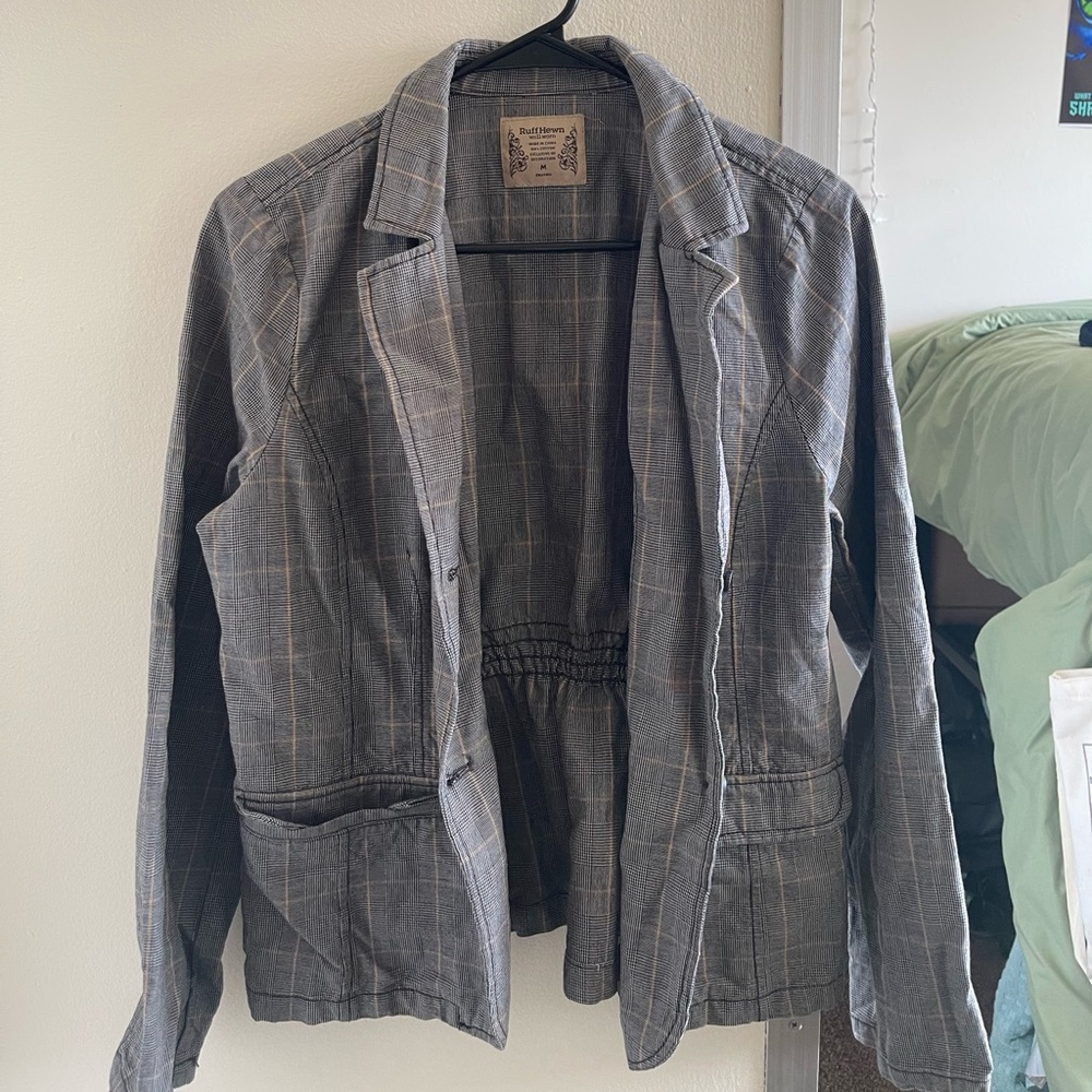 RuffHewn Medium Plaid Blazer